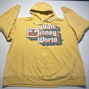 Vintage 90s Y2K Walt Disney World Disneyland Retro Mens Hoodie - Size Large